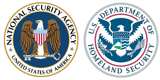 NSA and Homeland Security Seals