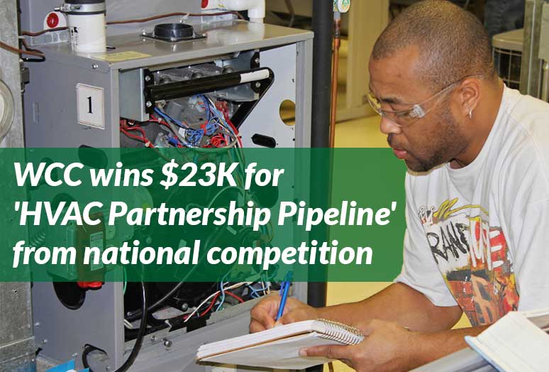 WCC wins $23K for 'HVAC Partnership Pipeline' from national competition